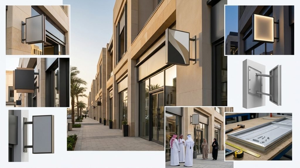Blade Signs in Riyadh: Custom, Illuminated & Projecting Options Guide (2026)