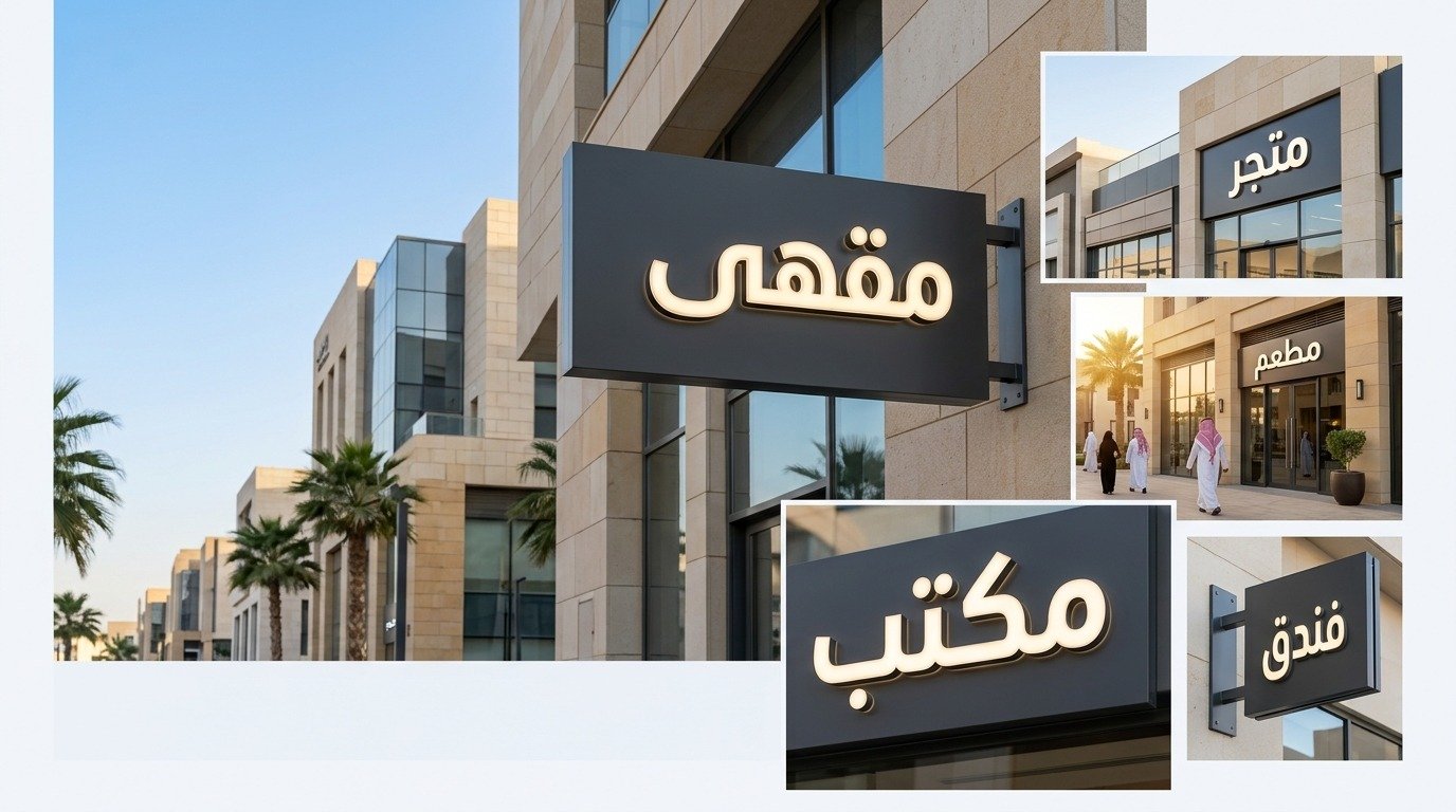 Blade Signs in Riyadh: Custom, Illuminated & Projecting Options Guide (2026)