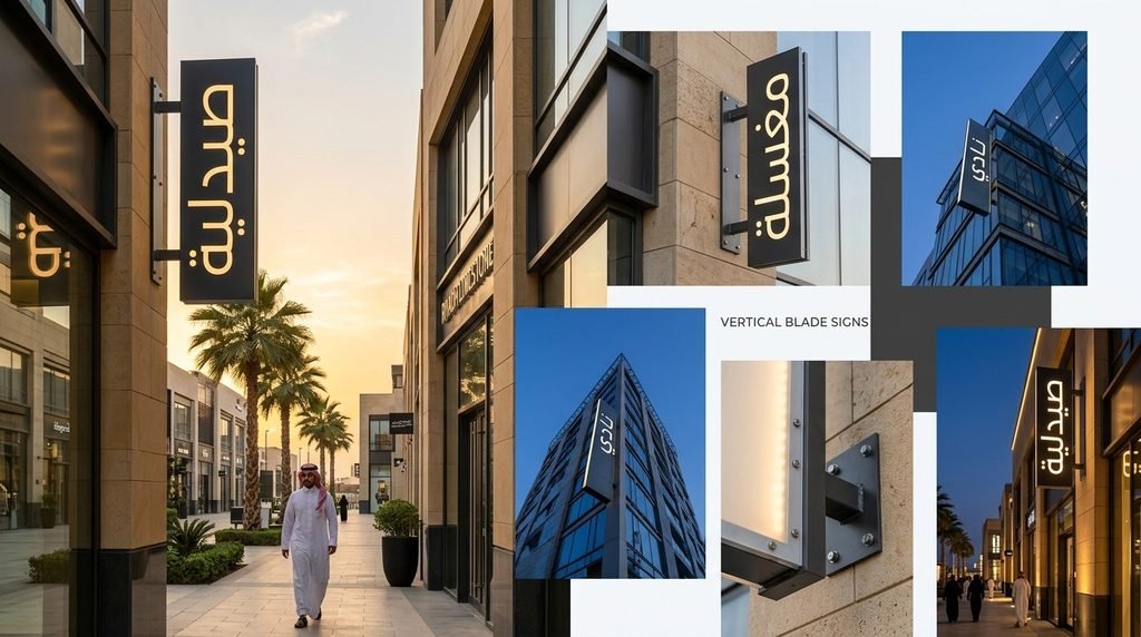Vertical Blade Signs