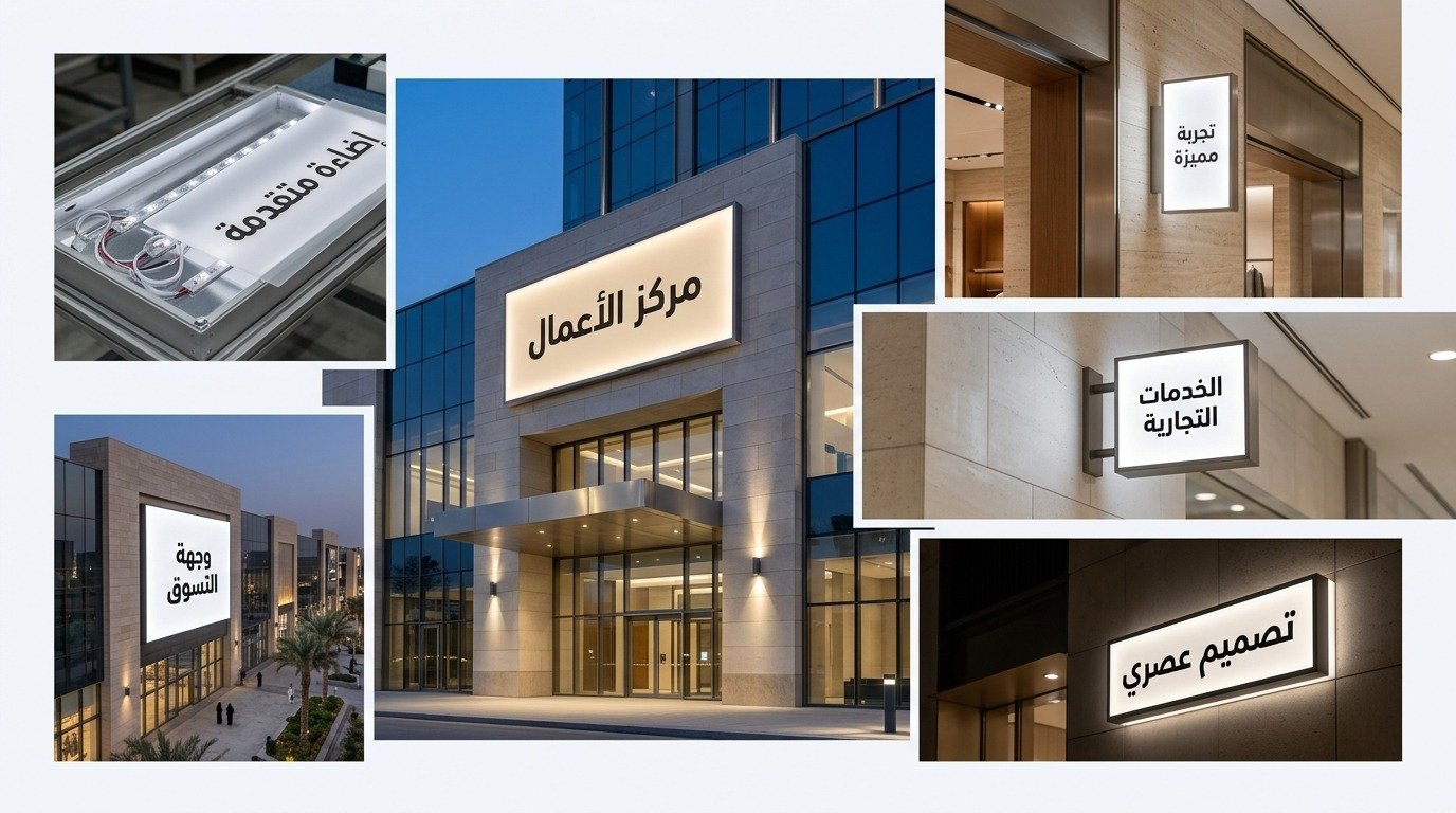 LED Lightbox Signage in Riyadh: Types, Materials & Costs Guide (2026)