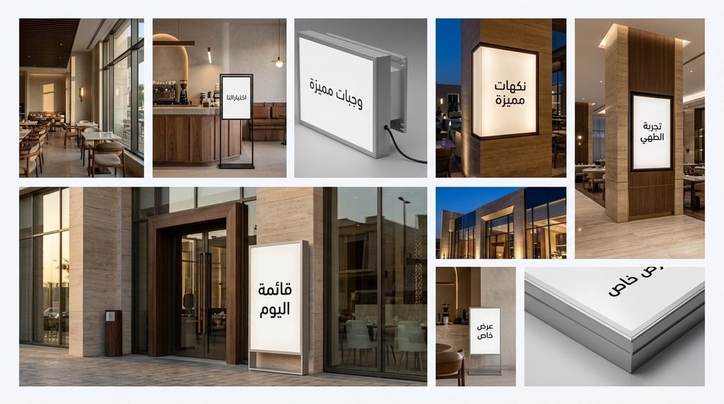 Menu Display Lightbox