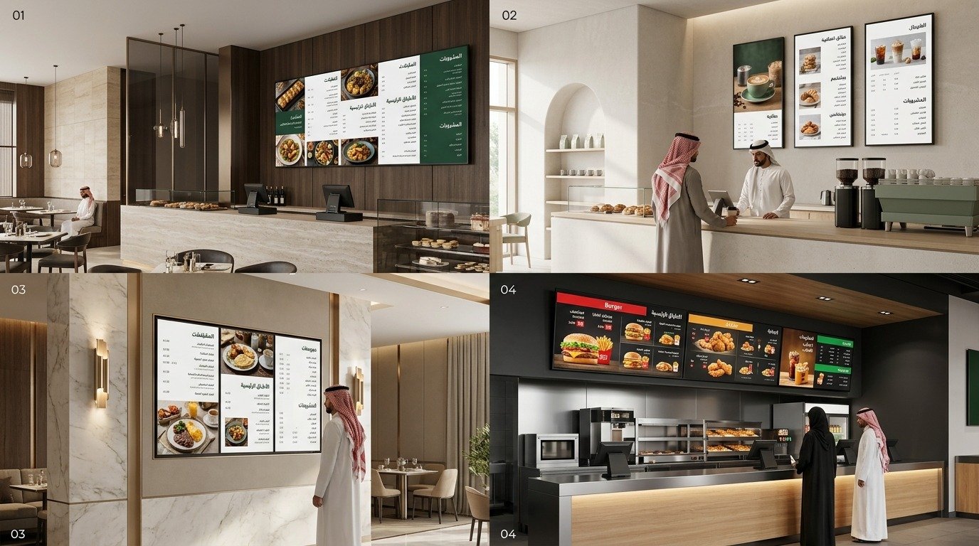 Digital Menu Boards in Riyadh: Types, Hardware, and Installation Guide (2026)