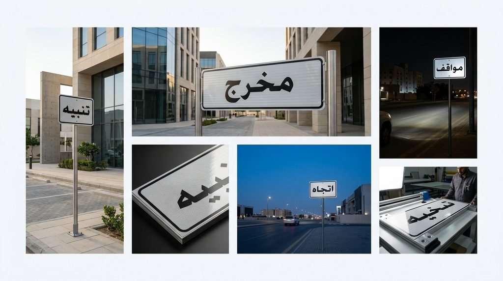 Reflective Signs in Riyadh: Types, Materials & Compliance Guide (2026)