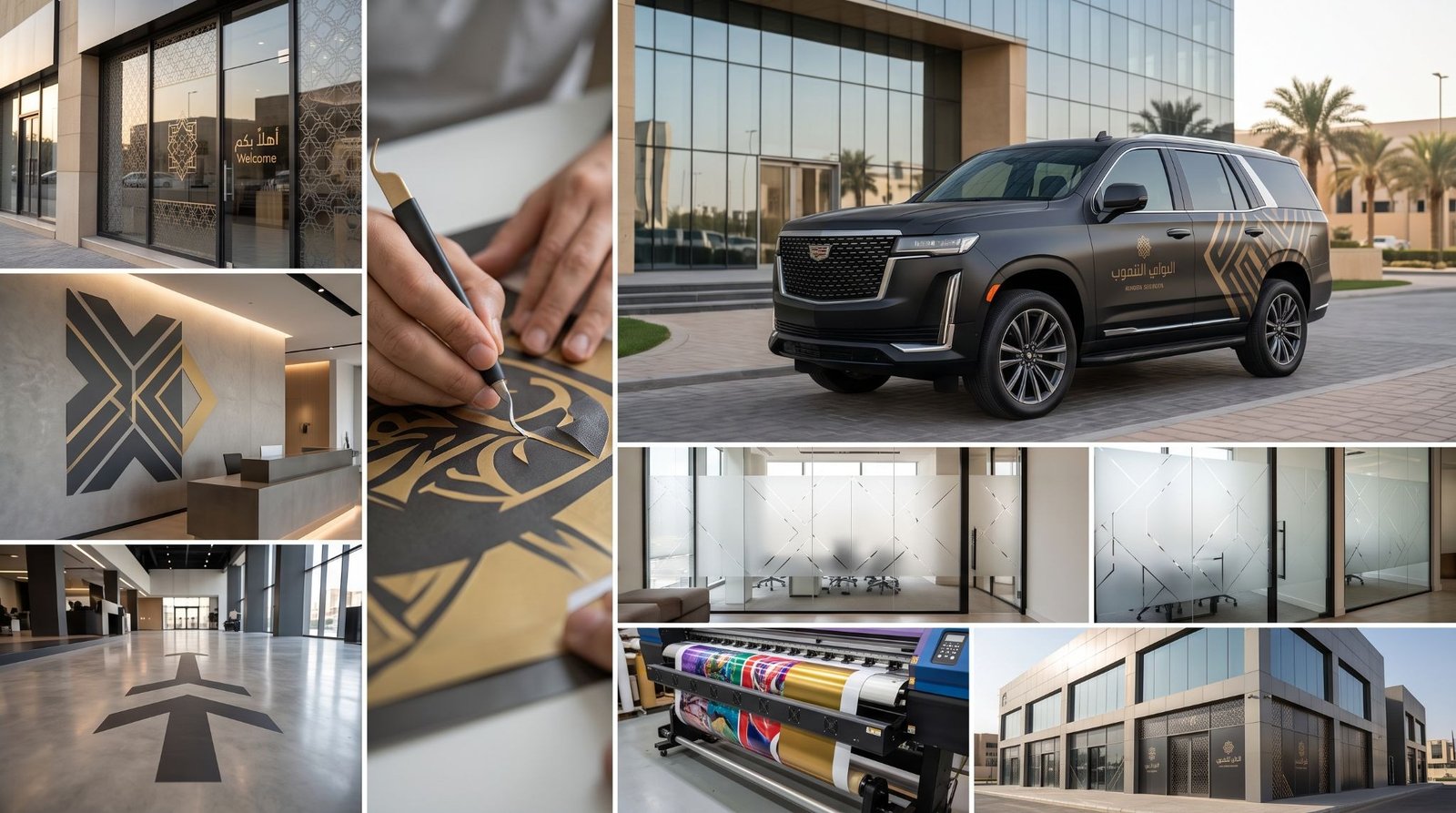 Vinyl Graphics Printing in Riyadh: Vehicle, Floor, Window & Wall Guide 2026