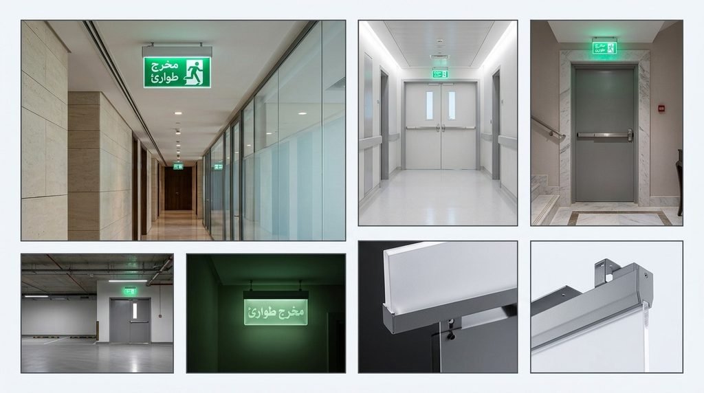 Fire Exit & Emergency Exit Signs