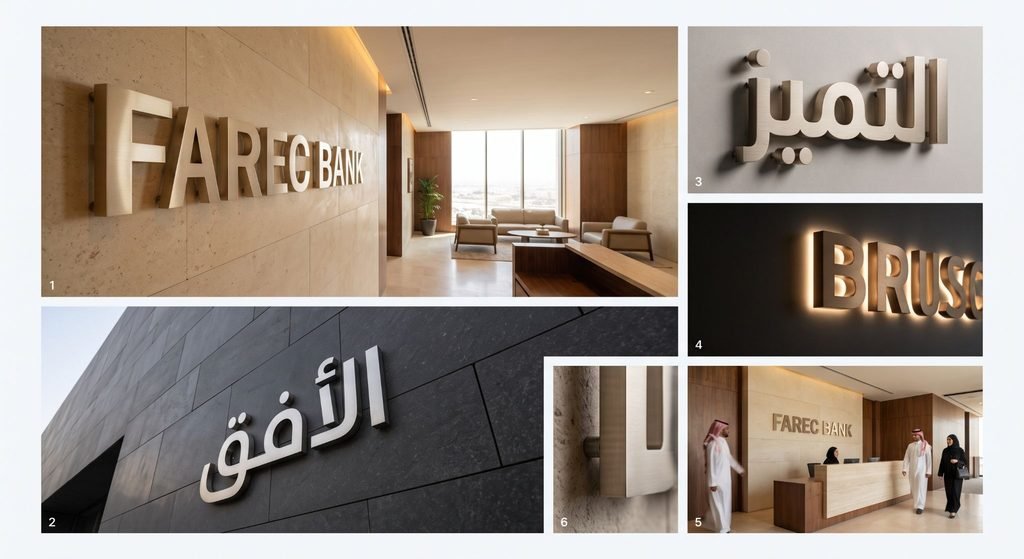 3D Reception Logo Wall