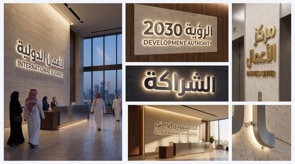Backlit Lobby Signs