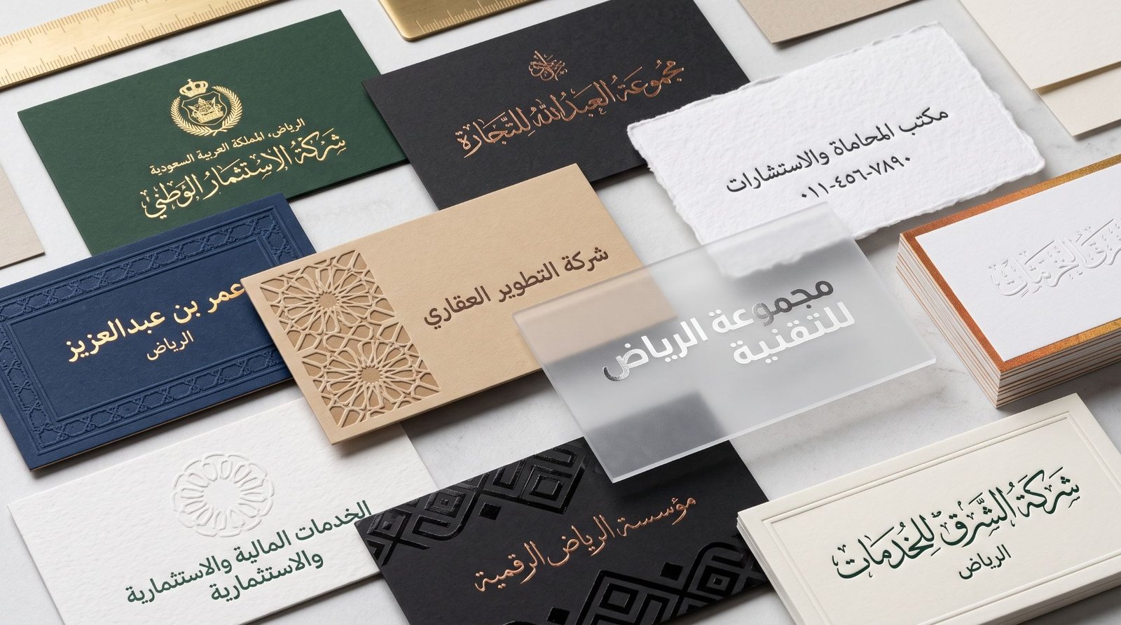 Business Cards Printing in Riyadh: Materials, Finishes & Formats Guide 2026