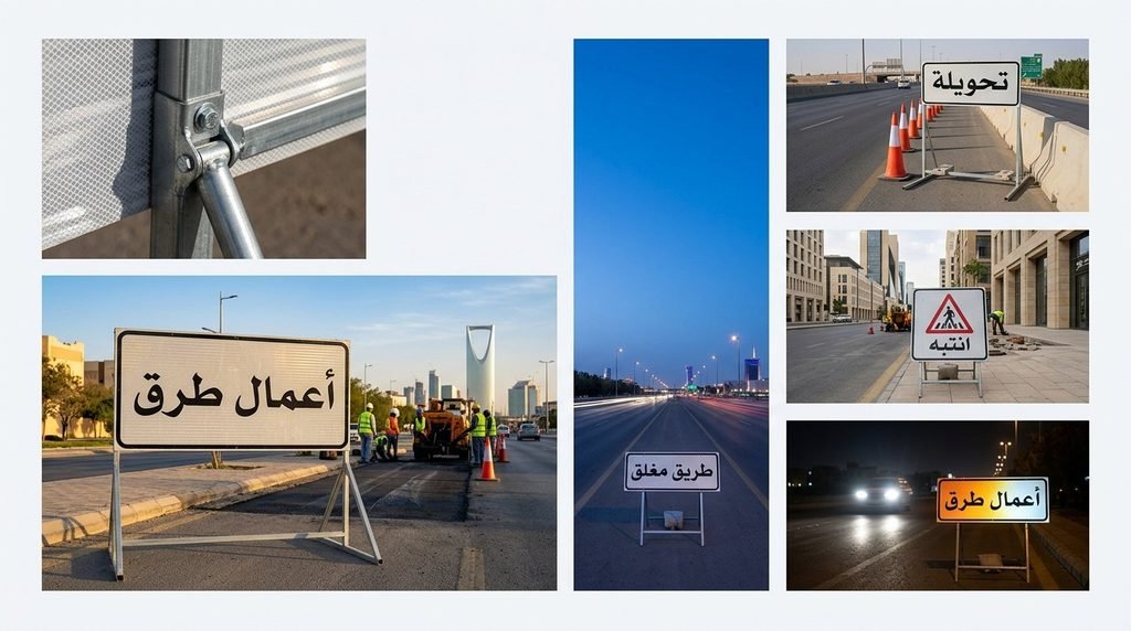 Temporary Roadwork Signs