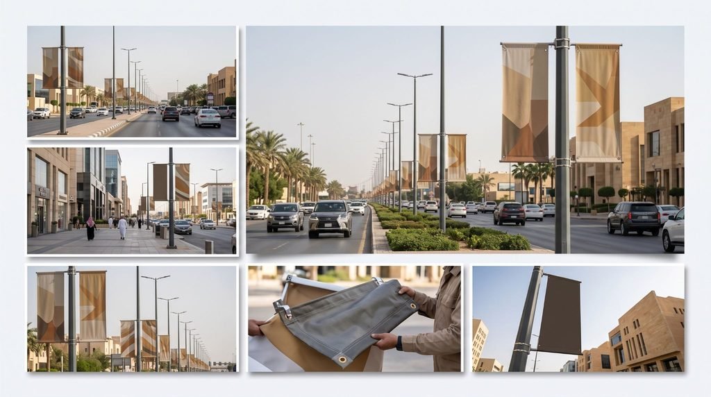 Why Are Lamp Post Banners Important for Outdoor Advertising in Riyadh?